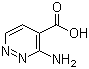 structure of CAS# 21141-03-7, 3-Amino-4-pyridazinecarboxylic acid;3-Aminopyridazine-4-carboxylic acid