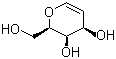 structure of CAS# 21193-75-9, D-Galactal;1,5-Anhydro-2-deoxy-D-lyxo-hex-1-enitol; 2-(Hydroxymethyl)-3,4-dihydro-2H-pyran-3,4-diol
