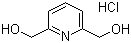 structure of CAS# 21197-76-2, 2,6-Pyridinedimethanol hydrochloride