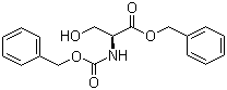结构式 CAS# 21209-51-8, N-苄氧羰基-L-丝氨酸苄酯