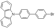 structure of CAS# 212385-73-4, 9-(4'-Bromobiphenyl-4-yl)-9H-carbazole;4-Bromo-4'-(carbazol-9-yl)biphenyl; 9-(4'-Bromo-1,1'-biphenyl-4-yl)-9H-carbazole