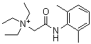 2-[(2,6-Dimethylphenyl)amino]-N,N,N-triethyl-2-oxoethanaminium molecular structure (CAS 21306-56-9)