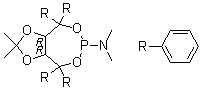 (3aR,8aR)-Tetrahydro-N,N,2,2-tetramethyl-4,4,8,8-tetraphenyl-1,3-dioxolo[4,5-e][1,3,2]dioxaphosphepin-6-amine molecular structure (CAS 213843-90-4)