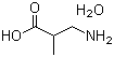 结构式 CAS# 214139-20-5, 3-氨基-2-甲基丙酸水合物
