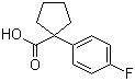 structure of CAS# 214262-99-4, 1-(4-Fluorophenyl)cyclopentanecarboxylic acid;1-(4-Fluorophenyl)cyclopentane-1-carboxylic acid