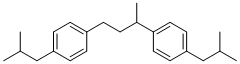 structure of CAS# 2143535-26-4, Ibuprofen EP Impurity I;1-(2-Methylpropyl)-4-(3-(4-(2-methylpropyl)phenyl)butyl)benzene