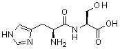 L-Histidyl-L-serine molecular structure (CAS 21438-60-8)