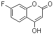 7-Fluoro-4-hydroxy-2H-1-benzopyran-2-one molecular structure (CAS 2145-27-9)