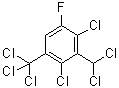 结构式 CAS# 214774-60-4, 2,4-二氯-3-(二氯甲基)-1-氟-5-(三氯甲基)苯