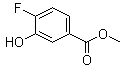 structure of CAS# 214822-96-5, 4-Fluoro-3-hydroxybenzoic acid methyl ester;4-Fluoro-5-hydroxybenzoic acid methyl ester; Methyl 4-fluoro-3-hydroxybenzoate