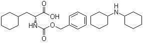 (alphaR)-alpha-[[(Phenylmethoxy)carbonyl]amino]cyclohexanepropanoic acid compd. with N-cyclohexylcyclohexanamine molecular structure (CAS 214852-64-9)