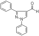 structure of CAS# 21487-45-6, 1,3-Diphenyl-1H-pyrazole-4-carboxaldehyde