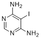 5-Iodopyrimidine-4,6-diamine molecular structure (CAS 214907-09-2)
