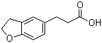 structure of CAS# 215057-28-6, 2,3-Dihydro-1-benzofuran-5-propanoic acid