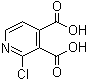 structure of CAS# 215306-02-8, 2-Chloropyridine-3,4-dicarboxylic acid
