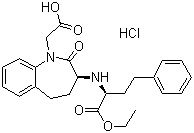 结构式 CAS# 215447-89-5, 盐酸贝那普利