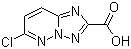 6-Chloro-[1,2,4]triazolo[1,5-b]pyridazine-2-carboxylic acid molecular structure (CAS 215530-62-4)