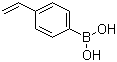 (4-Ethenylphenyl)boronic acid molecular structure (CAS 2156-04-9)