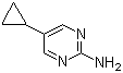 5-Cyclopropyl-2-pyrimidinamine molecular structure (CAS 21573-16-0)