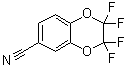 结构式 CAS# 215732-94-8, 6-氰基-2,2,3,3-四氟-1,4-苯并二恶烷