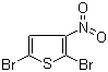 2,5-Dibromo-3-nitrothiophene molecular structure (CAS 2160-51-2)