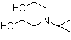 N-叔丁基二乙醇胺分子结构 (CAS 2160-93-2)