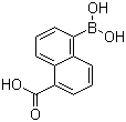 structure of CAS# 216060-11-6, 5-Borono-1-naphthalenecarboxylic acid