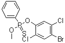 structure of CAS# 21609-90-5, Leptophos;MBCP; NK 711; O-(4-Bromo-2,5-dichlorophenyl) O-methyl phenylphosphonothioate; Oleophosvel; Phosvel; VCS 506; Velsicol 506; Velsicol VCS 506
