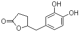 5-[(3,4-Dihydroxyphenyl)methyl]dihydro-2(3H)-furanone molecular structure (CAS 21618-92-8)