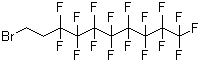 structure of CAS# 21652-57-3, 2-Perfluorooctylethyl bromide;1-Bromo-1H,1H,2H,2H-perfluorodecane; 2-(n-Perfluorooctyl)ethyl bromide; 1H,1H,2H,2H-Perfluorodecyl bromide