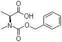 BOC-N-Methyl-L-alanine molecular structure (CAS 21691-41-8)