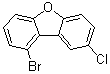 1-Bromo-8-chlorodibenzofuran molecular structure (CAS 2173554-83-9)