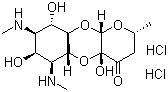 Spectinomycin dihydrochloride molecular structure (CAS 21736-83-4)