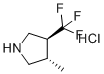 structure of CAS# 2173996-75-1, trans-3-Methyl-4-(trifluoromethyl)pyrrolidine hydrochloride