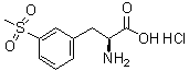 3-(Methylsulfonyl)-L-Phenylalanine hydrochloride (1:1) molecular structure (CAS 2177264-60-5)