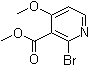 Methyl 2-bromo-4-methoxy-3-pyridinecarboxylate molecular structure (CAS 217811-85-3)