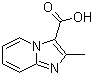 结构式 CAS# 21801-79-6, 2-甲基咪唑并[1,2-a]吡啶-3-羧酸