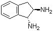 (1R,2R)-2,3-Dihydro-1H-indene-1,2-diamine molecular structure (CAS 218151-48-5)