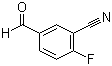 structure of CAS# 218301-22-5, 3-Cyano-4-fluorobenzaldehyde;2-Fluoro-5-formylbenzonitrile