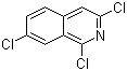 structure of CAS# 21902-41-0, 1,3,7-Trichloroisoquinoline
