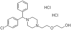 盐酸羟嗪分子结构 (CAS 2192-20-3)