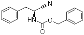 结构式 CAS# 21947-21-7, N-苄氧羰基-L-苯丙氨腈; N-[(1S)-1-氰基-2-苯乙基]氨基甲酸苄酯