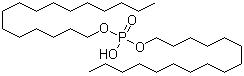 structure of CAS# 2197-63-9, Dicetyl phosphate;Dihexadecyl hydrogen phosphate; Dihexadecyl phosphate; NSC 12429; Phosphoric acid dihexadecyl ester