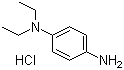结构式 CAS# 2198-58-5, N,N-二乙基-1,4-苯二胺单盐酸盐