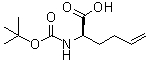 (2R)-2-[[(1,1-Dimethylethoxy)carbonyl]amino]-5-hexenoic acid molecular structure (CAS 219819-76-8)