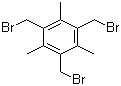 结构式 CAS# 21988-87-4, 2,4,6-三溴甲基三甲基苯; 1,3,5-三溴甲基-2,4,6-三甲基苯