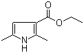 结构式 CAS# 2199-52-2, 2,5-二甲基吡咯-3-羧酸乙酯