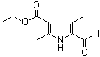 2,4-二甲基-5-醛基-1H-吡咯-3-甲酸乙酯分子结构 (CAS 2199-59-9)