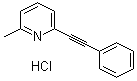 2-Methyl-6-(phenylethynyl)pyridine hydrochloride molecular structure (CAS 219911-35-0)