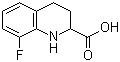 8-Fluoro-1,2,3,4-tetrahydro-2-quinolinecarboxylic acid molecular structure (CAS 219949-91-4)